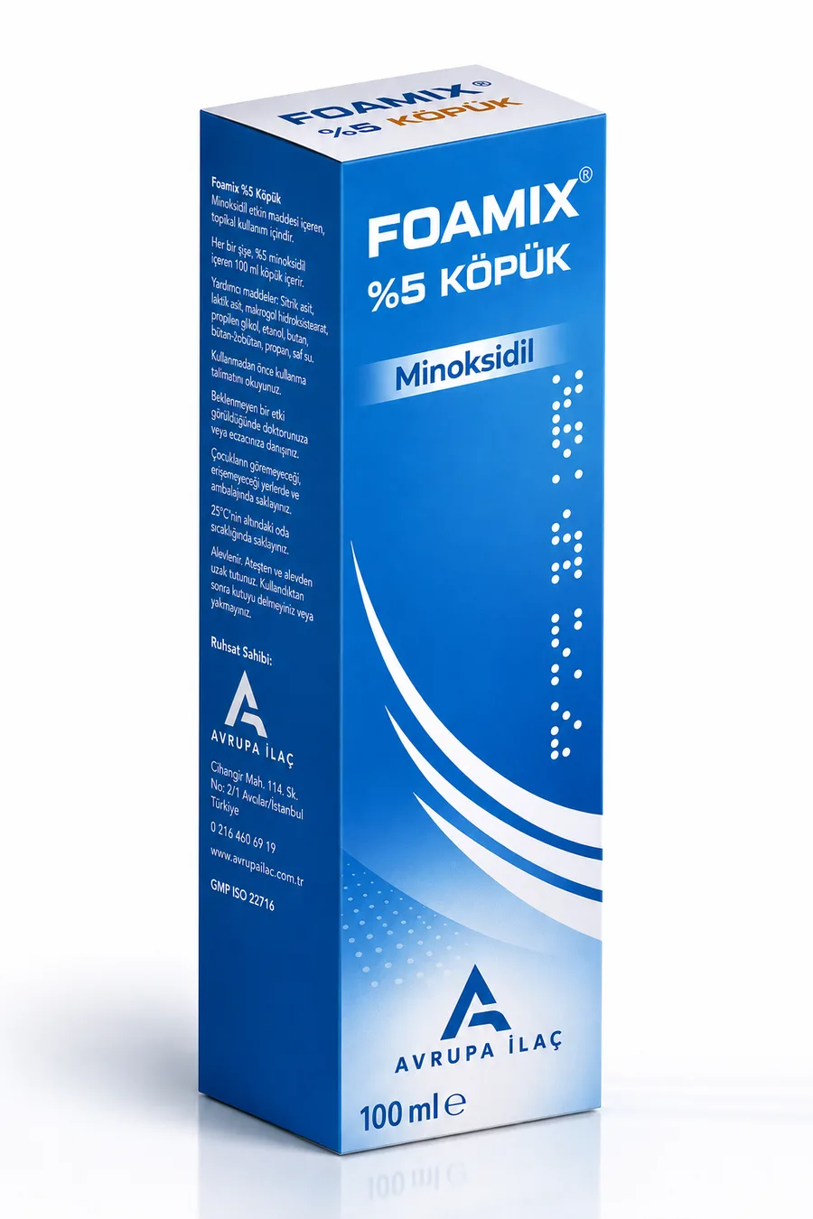 Foamix %5 Minoksidil Köpük